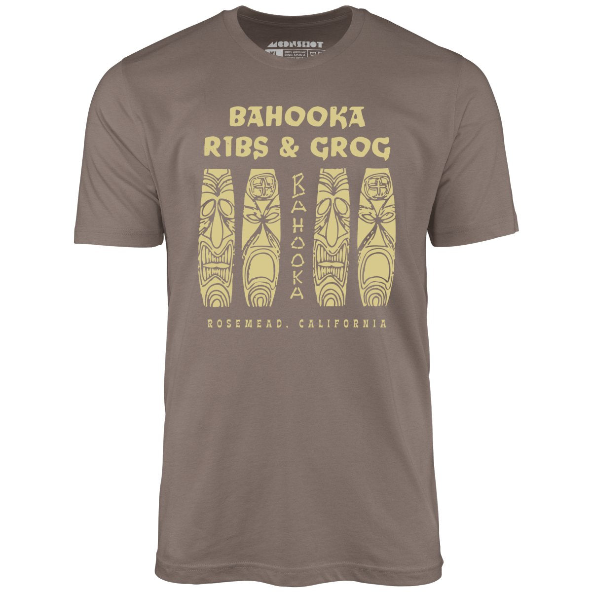 Bahooka Ribs & Grog - Rosemead, CA - Vintage Tiki Bar - Unisex T-Shirt
