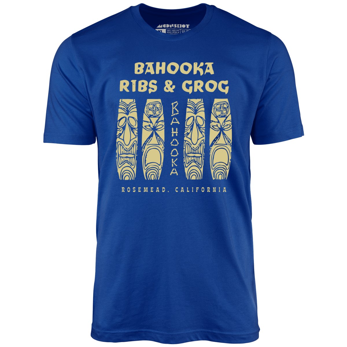 Bahooka Ribs & Grog - Rosemead, CA - Vintage Tiki Bar - Unisex T-Shirt