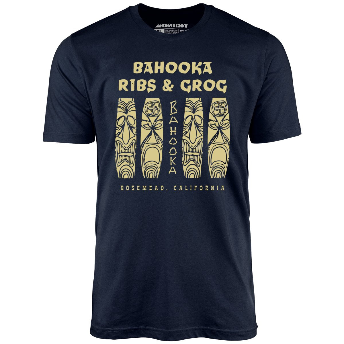 Bahooka Ribs & Grog - Rosemead, CA - Vintage Tiki Bar - Unisex T-Shirt