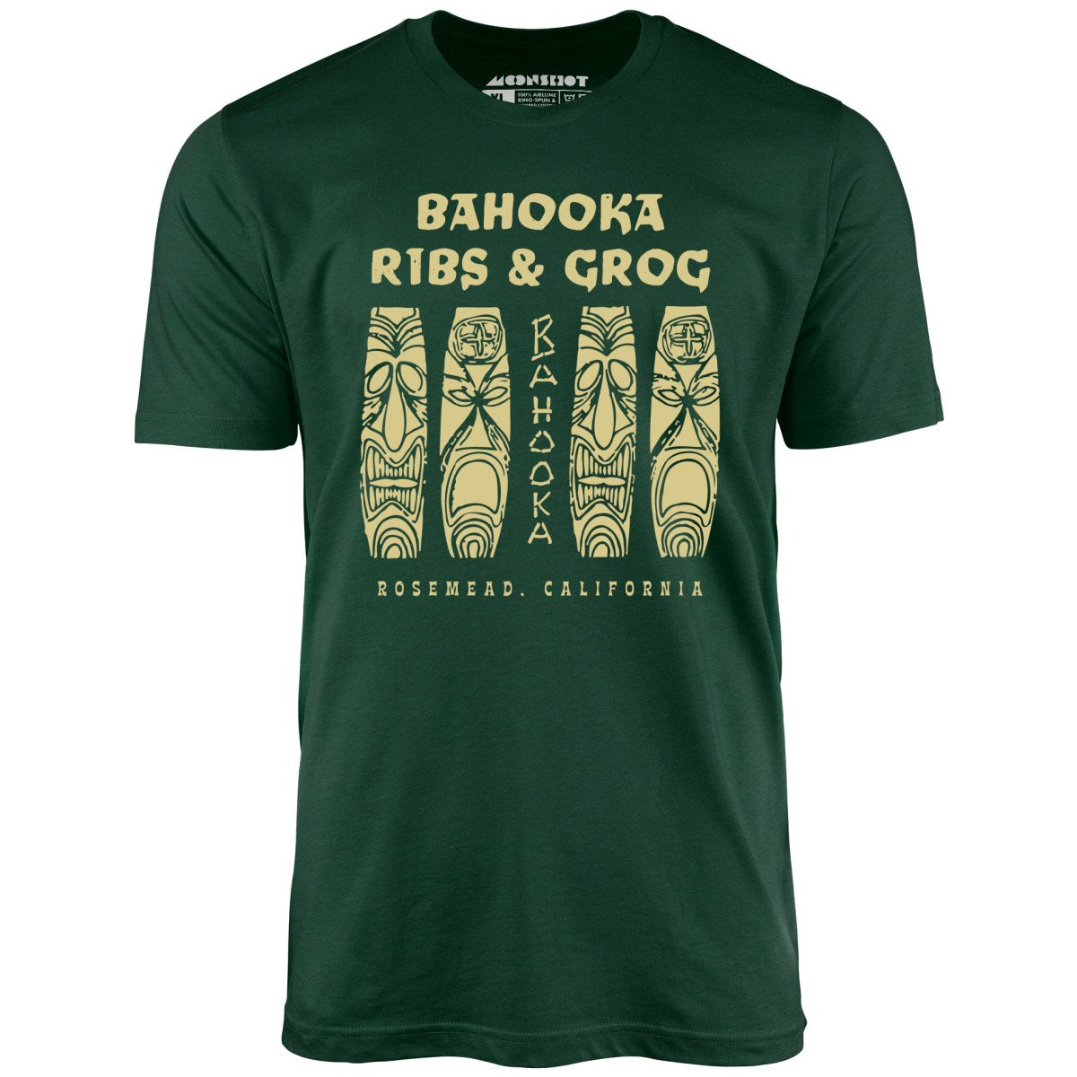 Bahooka Ribs & Grog - Rosemead, CA - Vintage Tiki Bar - Unisex T-Shirt