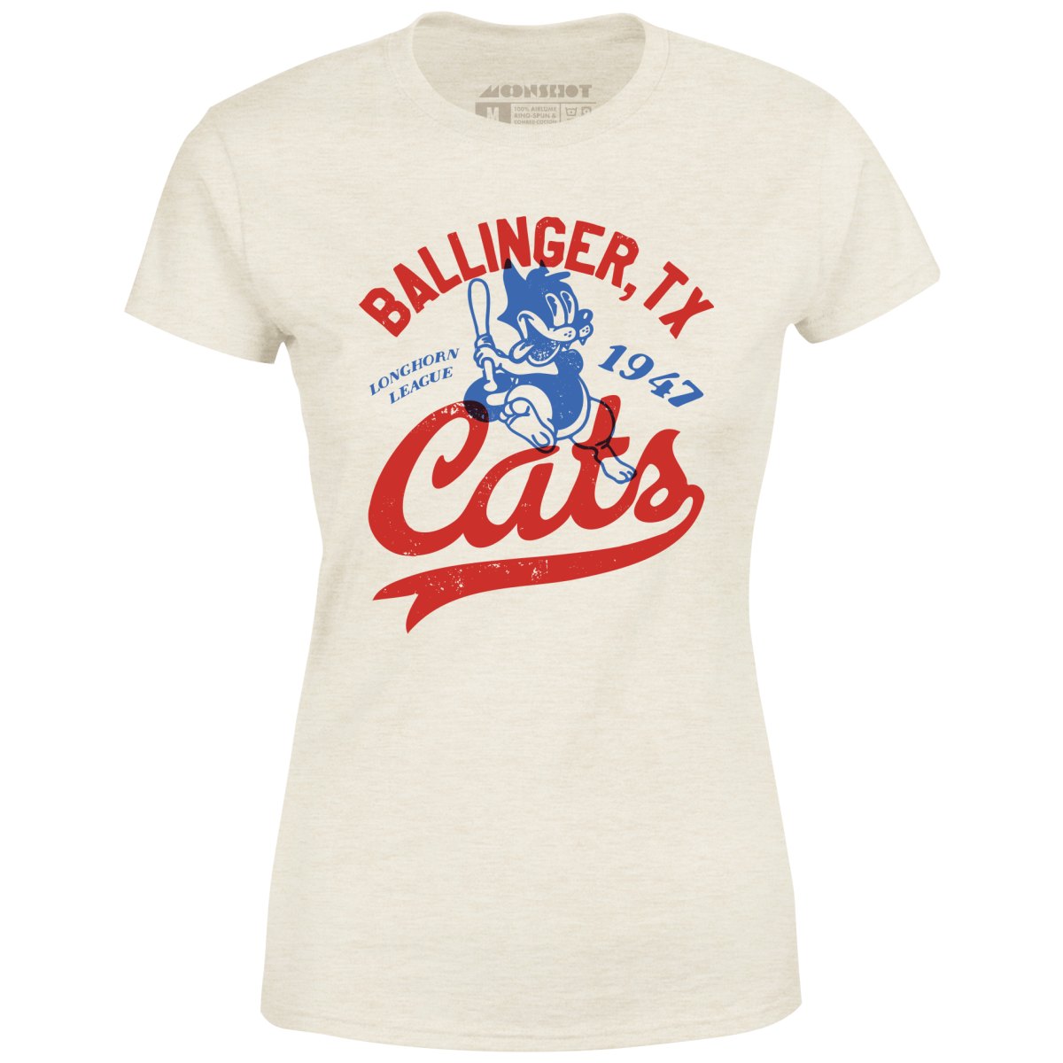Ballinger Cats - Texas - Vintage Defunct Baseball Teams - Women's T-Shirt