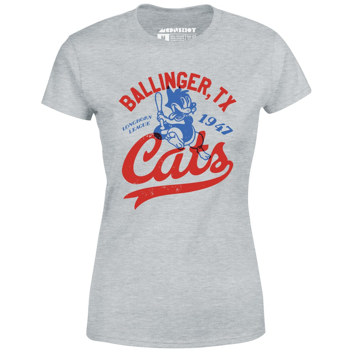 Ballinger Cats - Texas - Vintage Defunct Baseball Teams - Women's T-Shirt