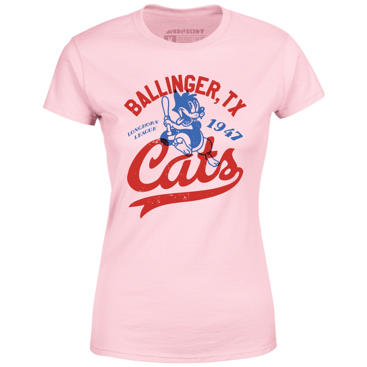 Ballinger Cats - Texas - Vintage Defunct Baseball Teams - Women's T-Shirt