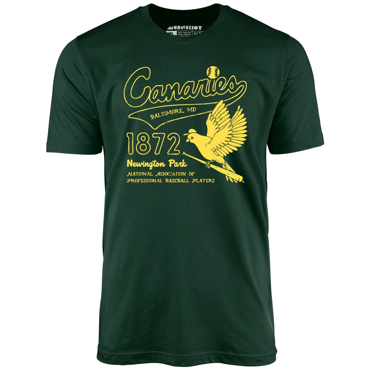 Baltimore Canaries - Maryland - Vintage Defunct Baseball Teams - Unisex T-Shirt