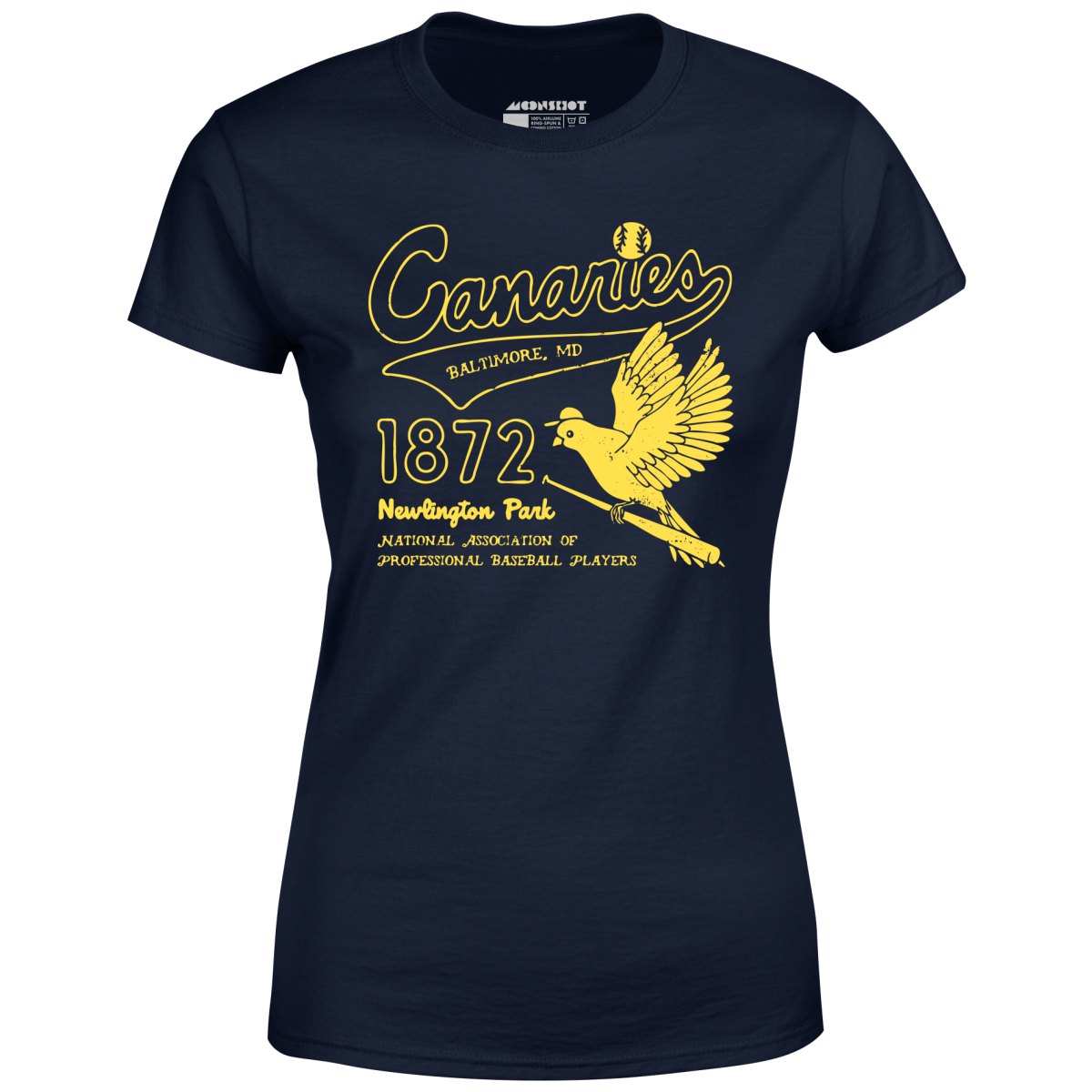 Baltimore Canaries - Maryland - Vintage Defunct Baseball Teams - Women's T-Shirt