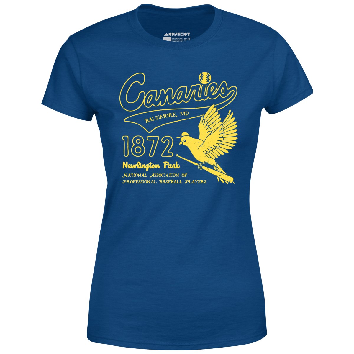 Baltimore Canaries - Maryland - Vintage Defunct Baseball Teams - Women's T-Shirt
