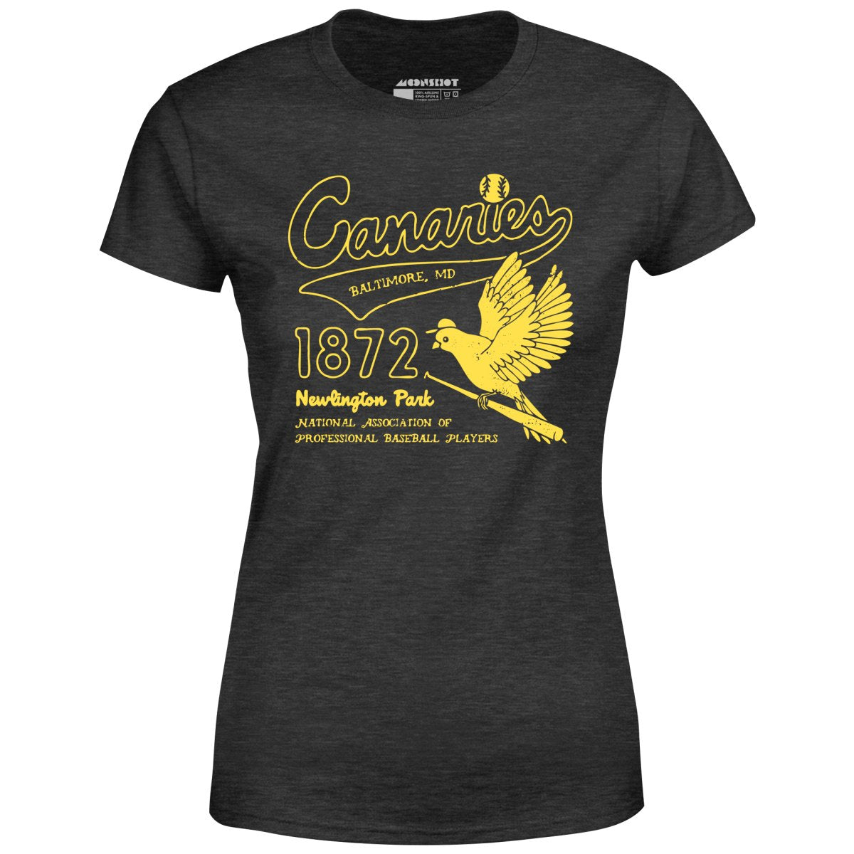 Baltimore Canaries - Maryland - Vintage Defunct Baseball Teams - Women's T-Shirt