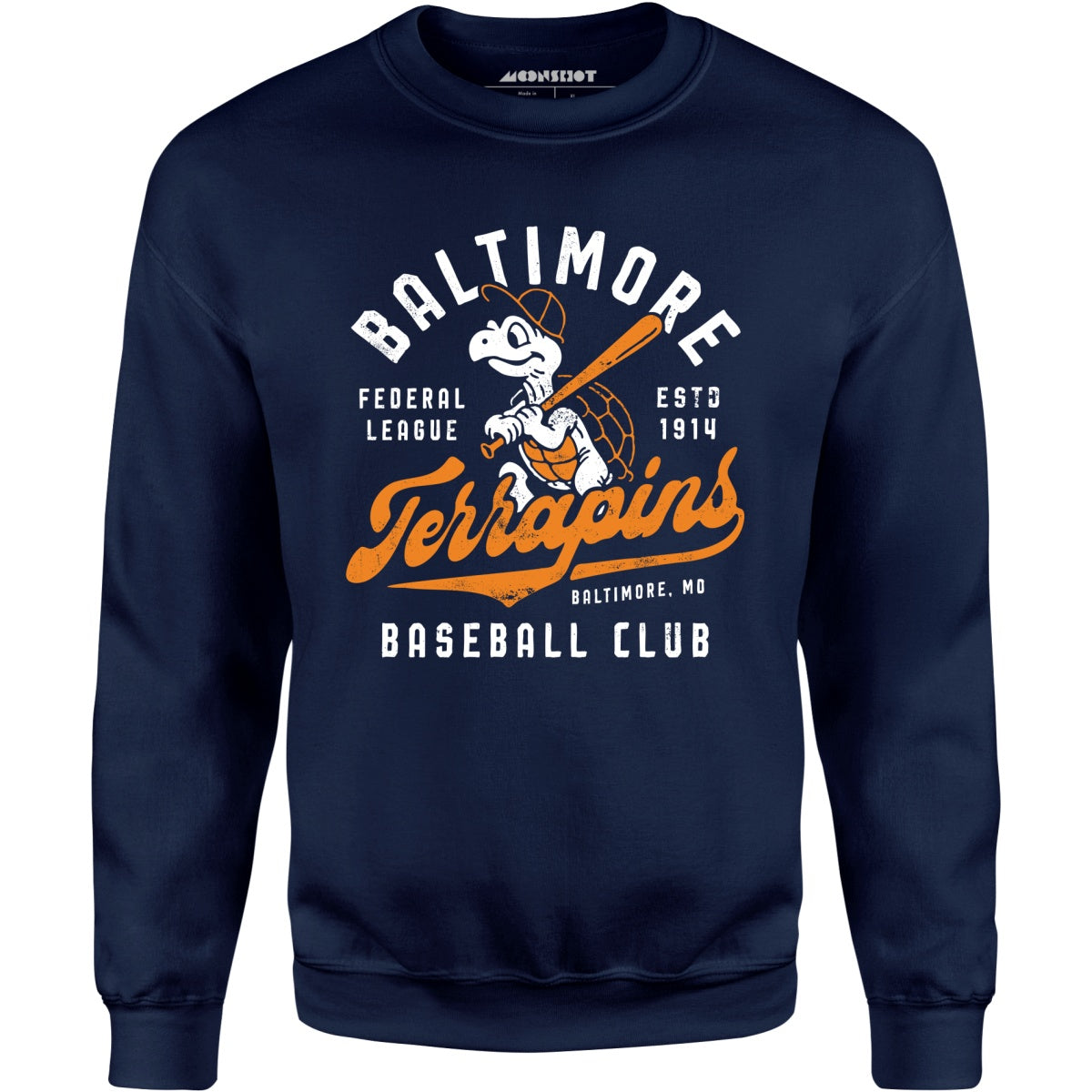 Baltimore Terrapins - Maryland - Vintage Defunct Baseball Teams - Unisex Sweatshirt