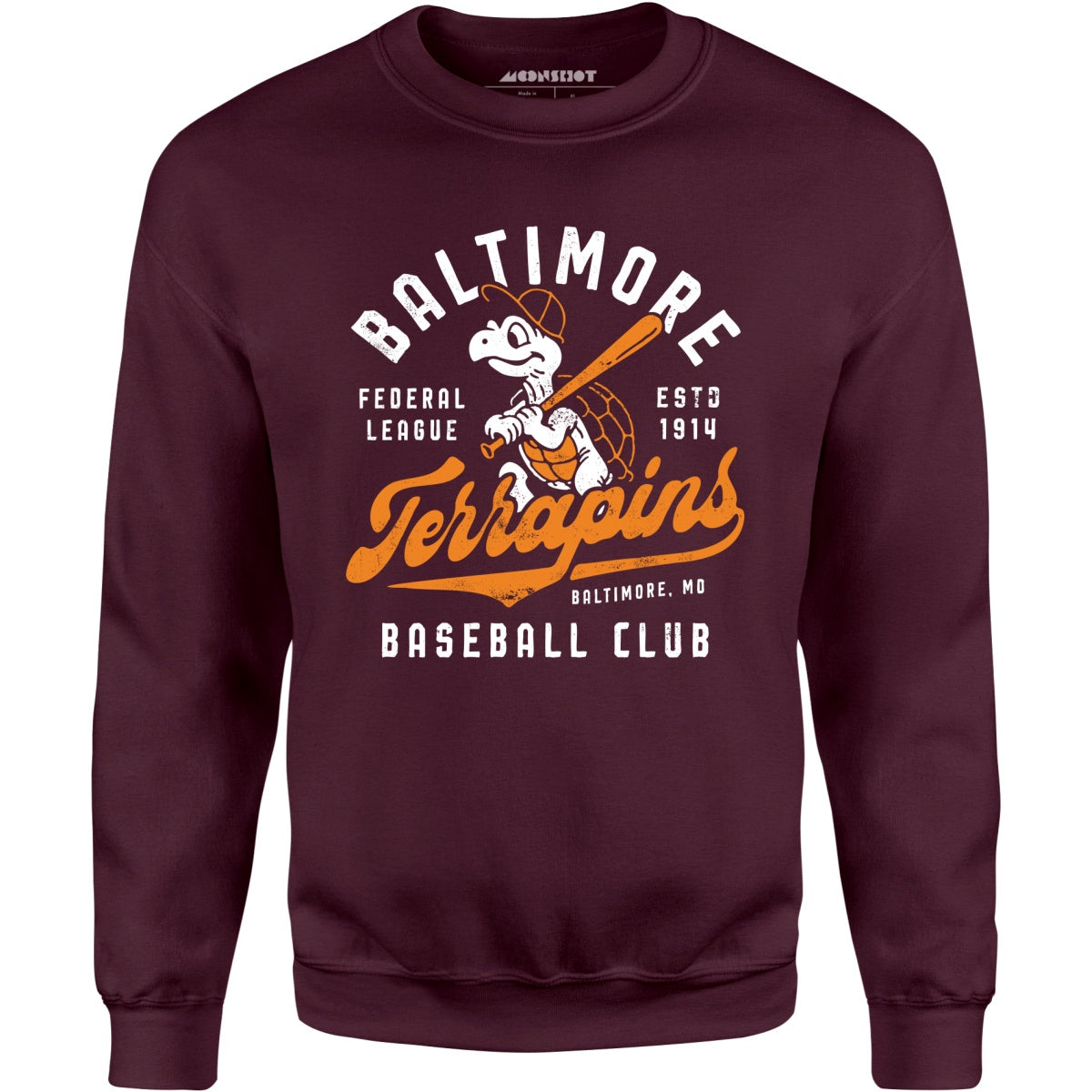 Baltimore Terrapins - Maryland - Vintage Defunct Baseball Teams - Unisex Sweatshirt