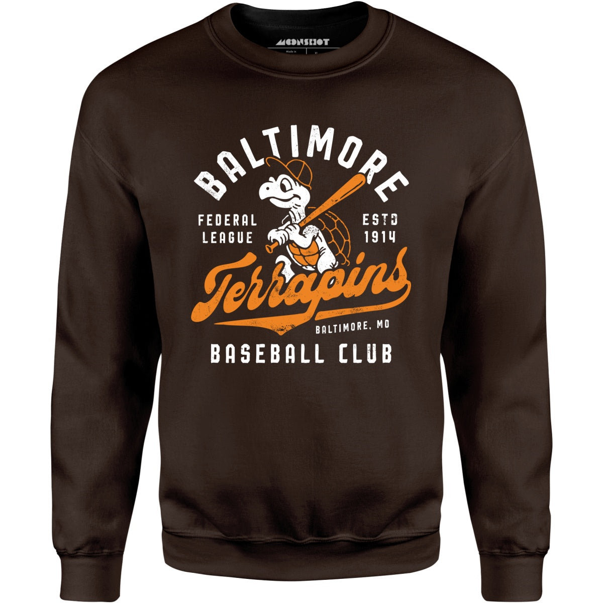 Baltimore Terrapins - Maryland - Vintage Defunct Baseball Teams - Unisex Sweatshirt
