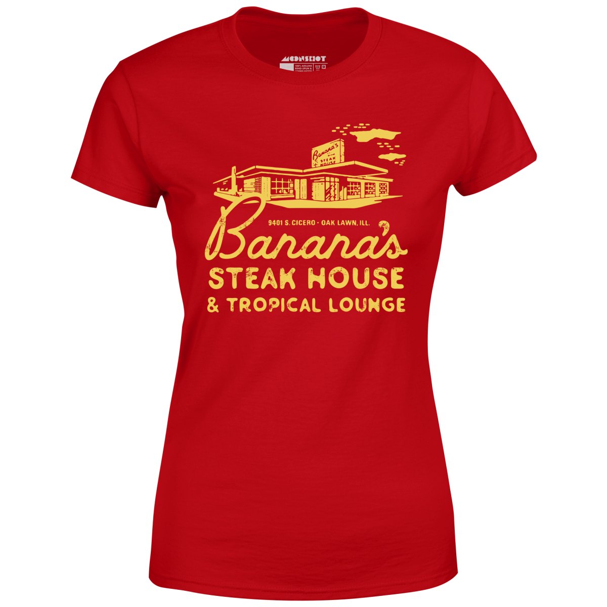 Banana's Steak House - Oak Lawn, Il - Vintage Restaurant - Women's T-Shirt