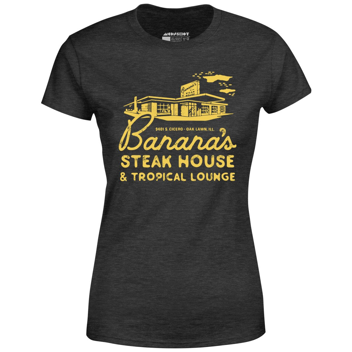 Banana's Steak House - Oak Lawn, Il - Vintage Restaurant - Women's T-Shirt