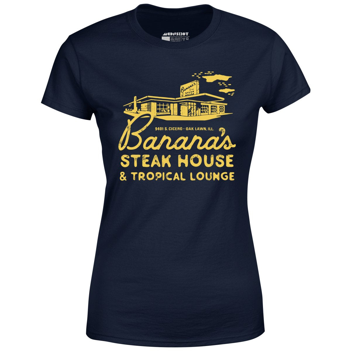 Banana's Steak House - Oak Lawn, Il - Vintage Restaurant - Women's T-Shirt