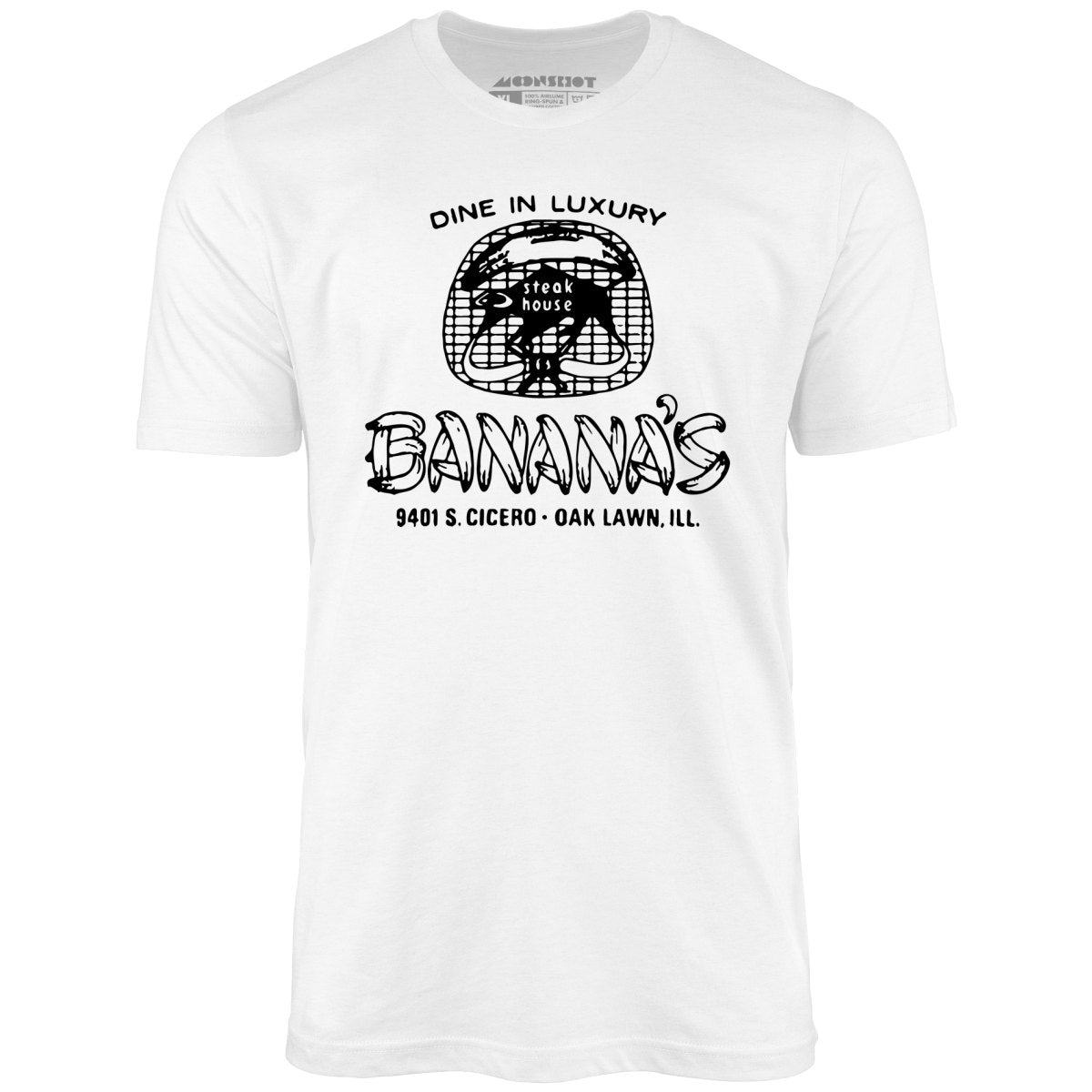 Banana's Steak House v2 - Oak Lawn, IL - Vintage Restaurant - Unisex T-Shirt