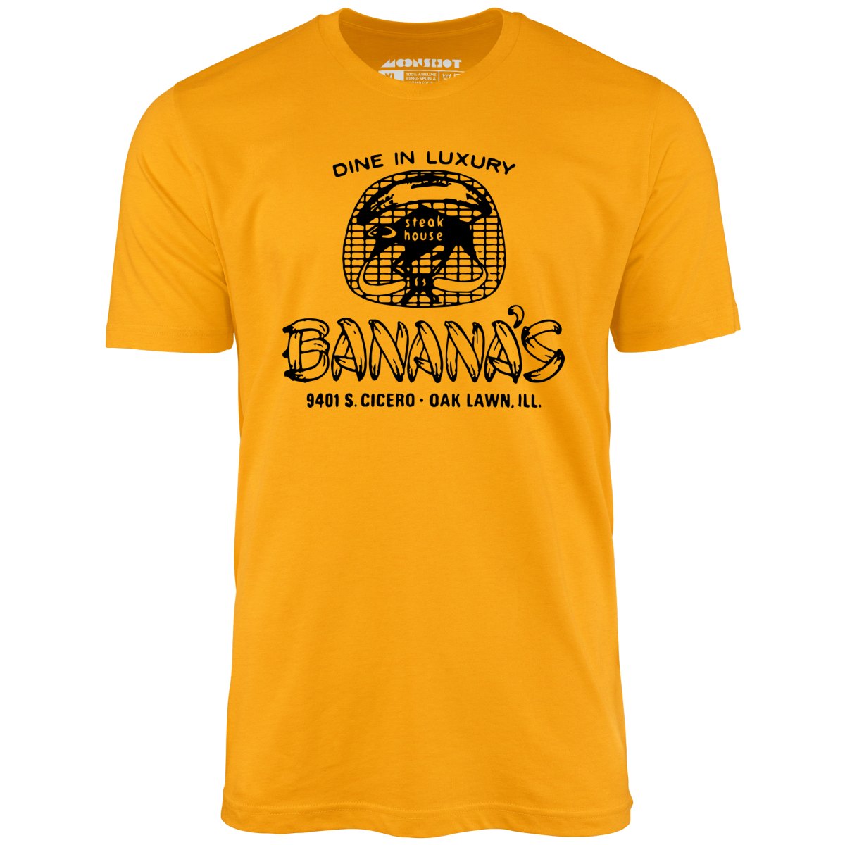 Banana's Steak House v2 - Oak Lawn, IL - Vintage Restaurant - Unisex T-Shirt