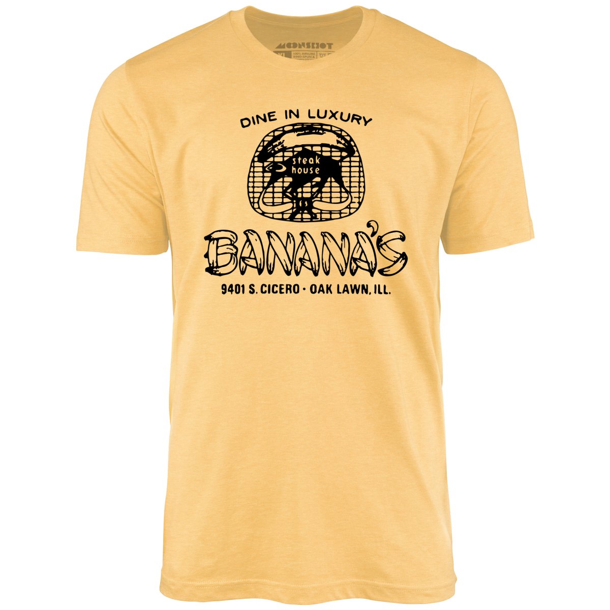 Banana's Steak House v2 - Oak Lawn, IL - Vintage Restaurant - Unisex T-Shirt