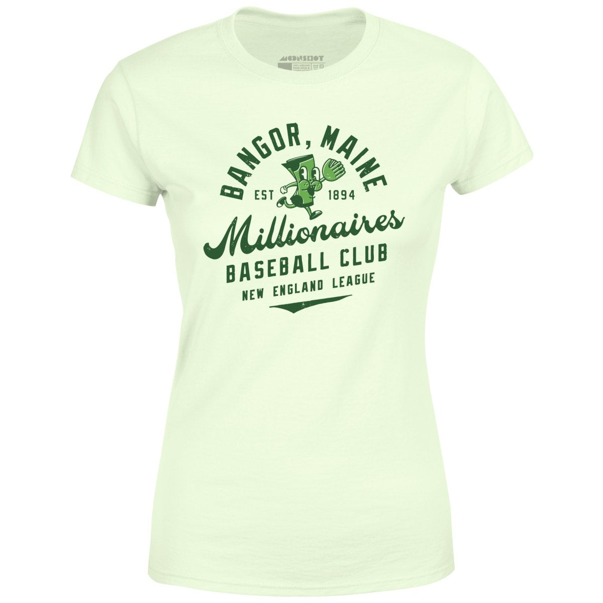 Bangor Millionaires - Maine - Vintage Defunct Baseball Teams - Women's T-Shirt