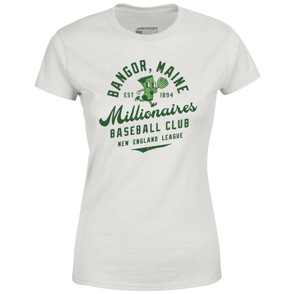 Bangor Millionaires - Maine - Vintage Defunct Baseball Teams - Women's T-Shirt