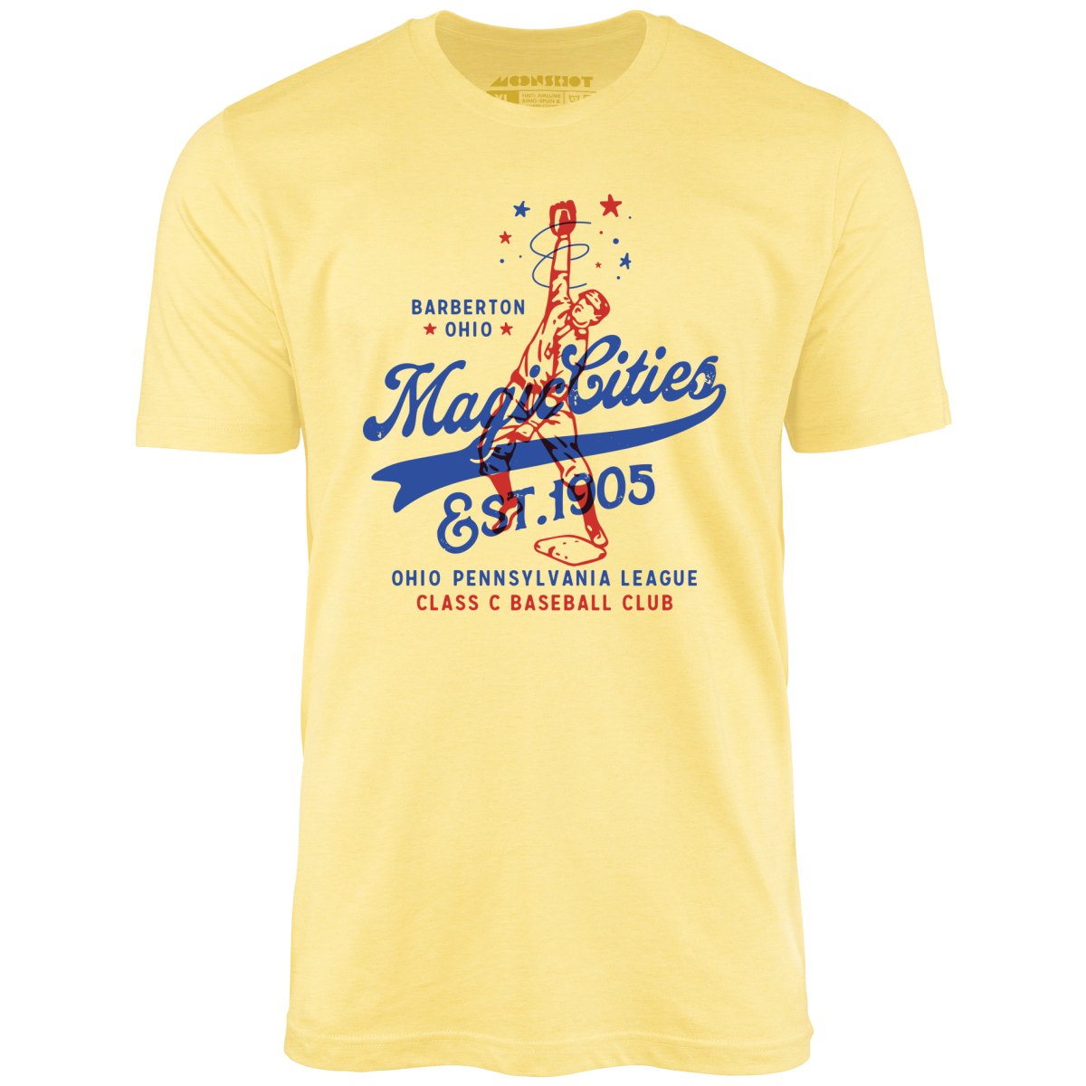 Barberton Magic Cities - Ohio - Vintage Defunct Baseball Teams - Unisex T-Shirt