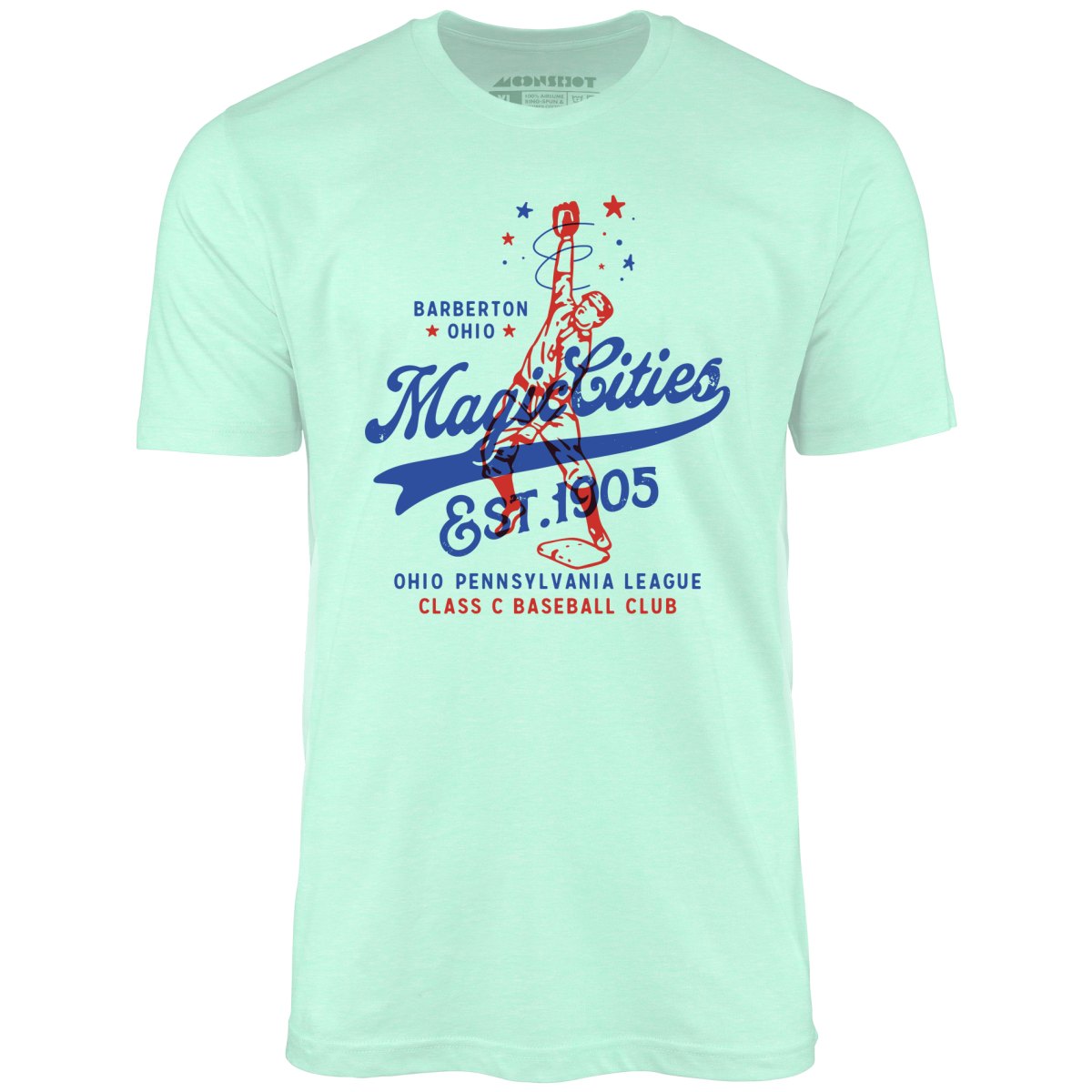Barberton Magic Cities - Ohio - Vintage Defunct Baseball Teams - Unisex T-Shirt