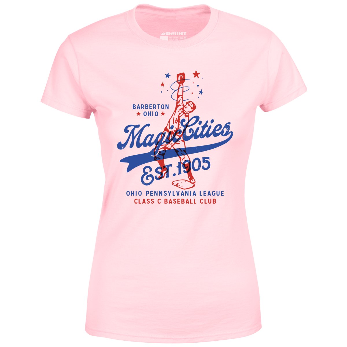 Barberton Magic Cities - Ohio - Vintage Defunct Baseball Teams - Women's T-Shirt