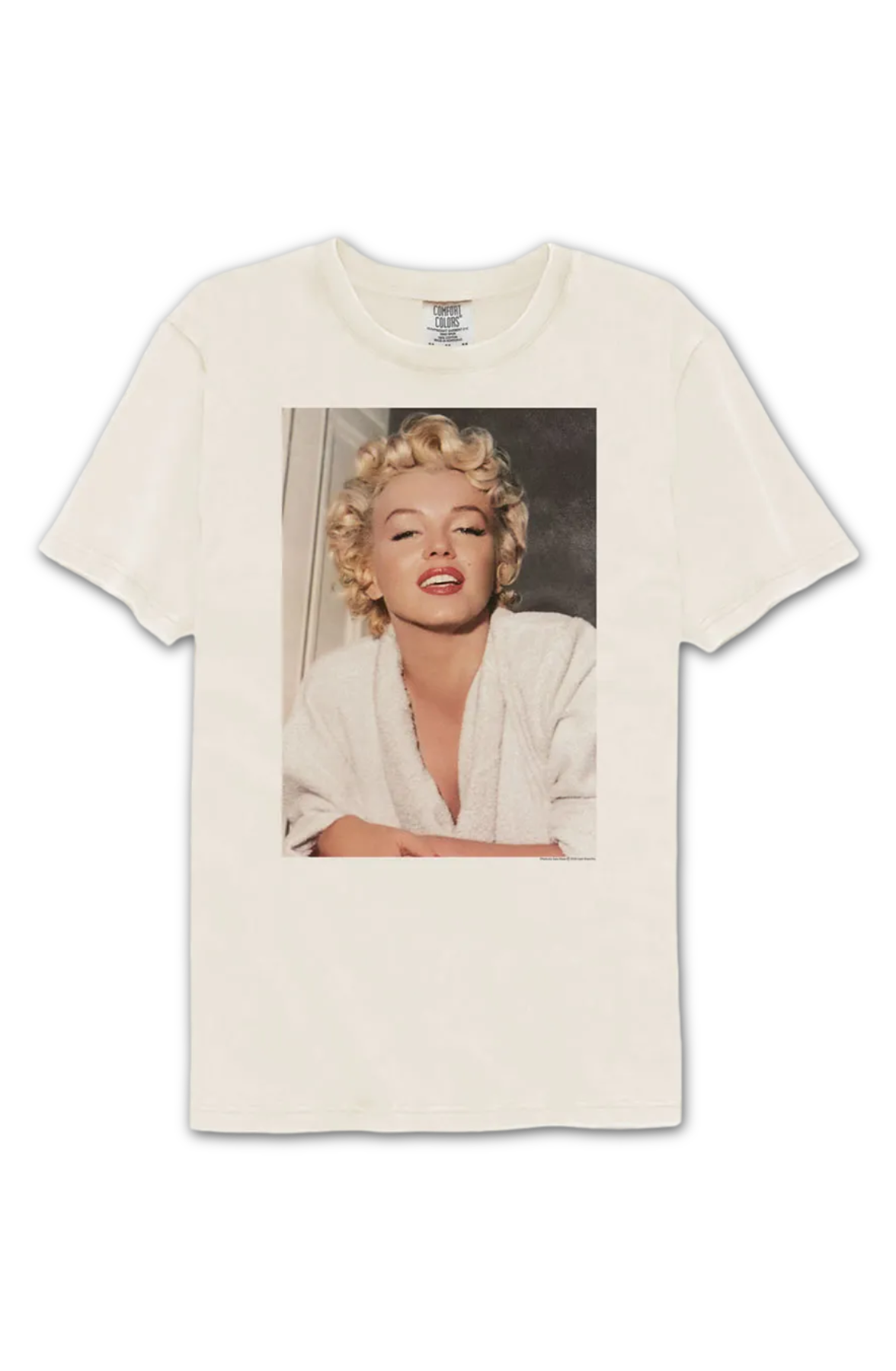 Bathrobe Photo Marilyn Monroe Comfort Colors Brand T-Shirt