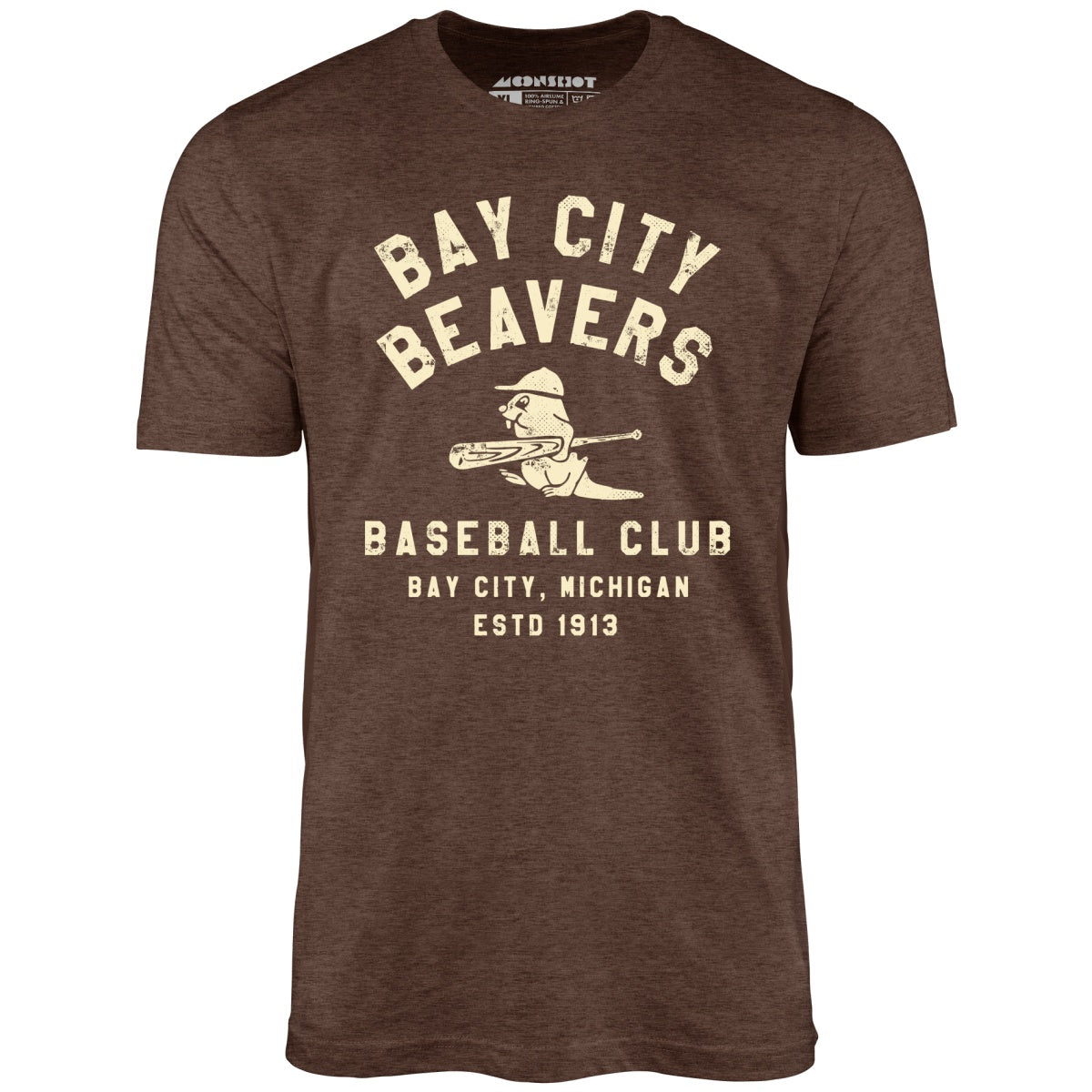 Bay City Beavers - Michigan - Vintage Defunct Baseball Teams - Unisex T-Shirt