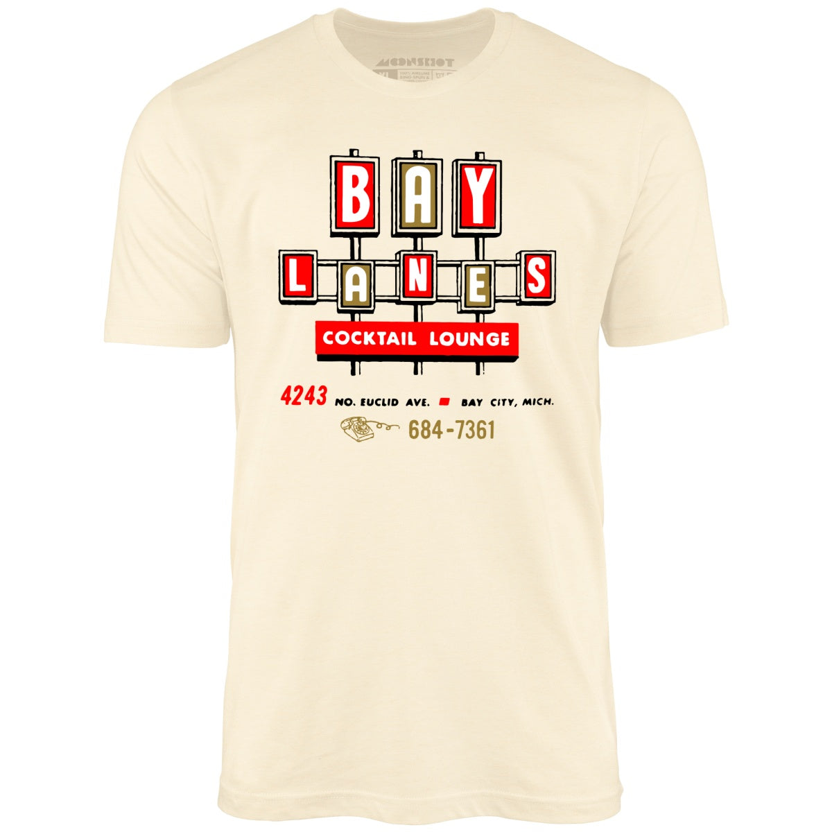 Bay Lanes - Bay City, MI - Vintage Bowling Alley - Unisex T-Shirt