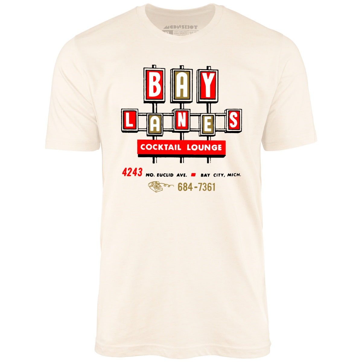 Bay Lanes - Bay City, MI - Vintage Bowling Alley - Unisex T-Shirt