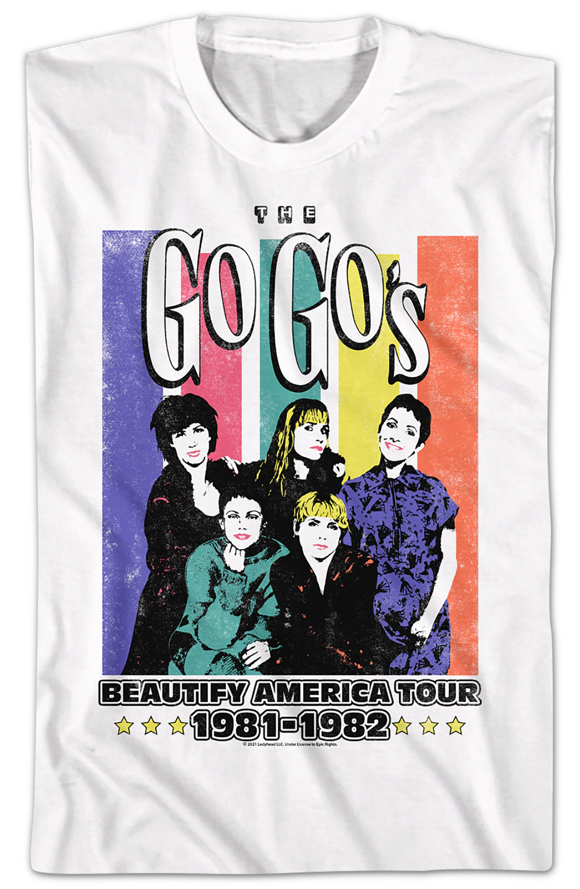 Beautify America Tour Go-Go's T-Shirt