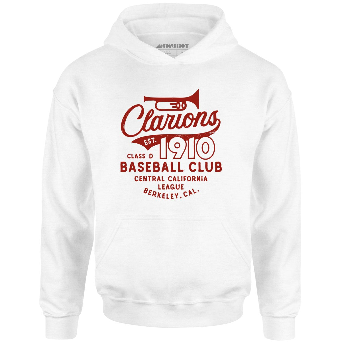 Berkeley Clarions - California - Vintage Defunct Baseball Teams - Unisex Hoodie