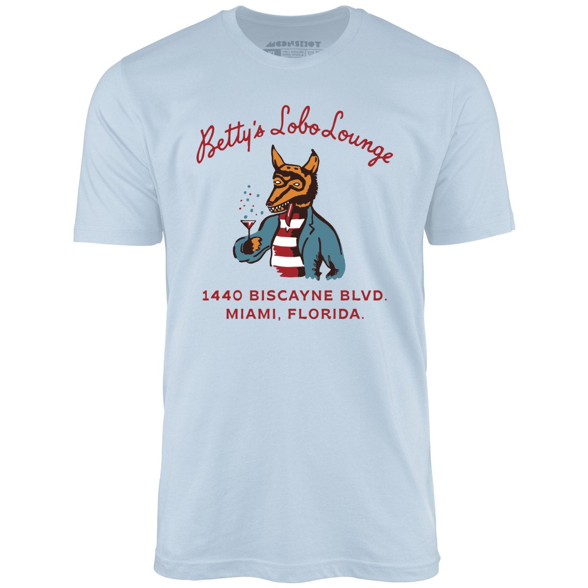 Betty's Lobo Lounge - Miami, FL - Vintage Restaurant - Unisex T-Shirt