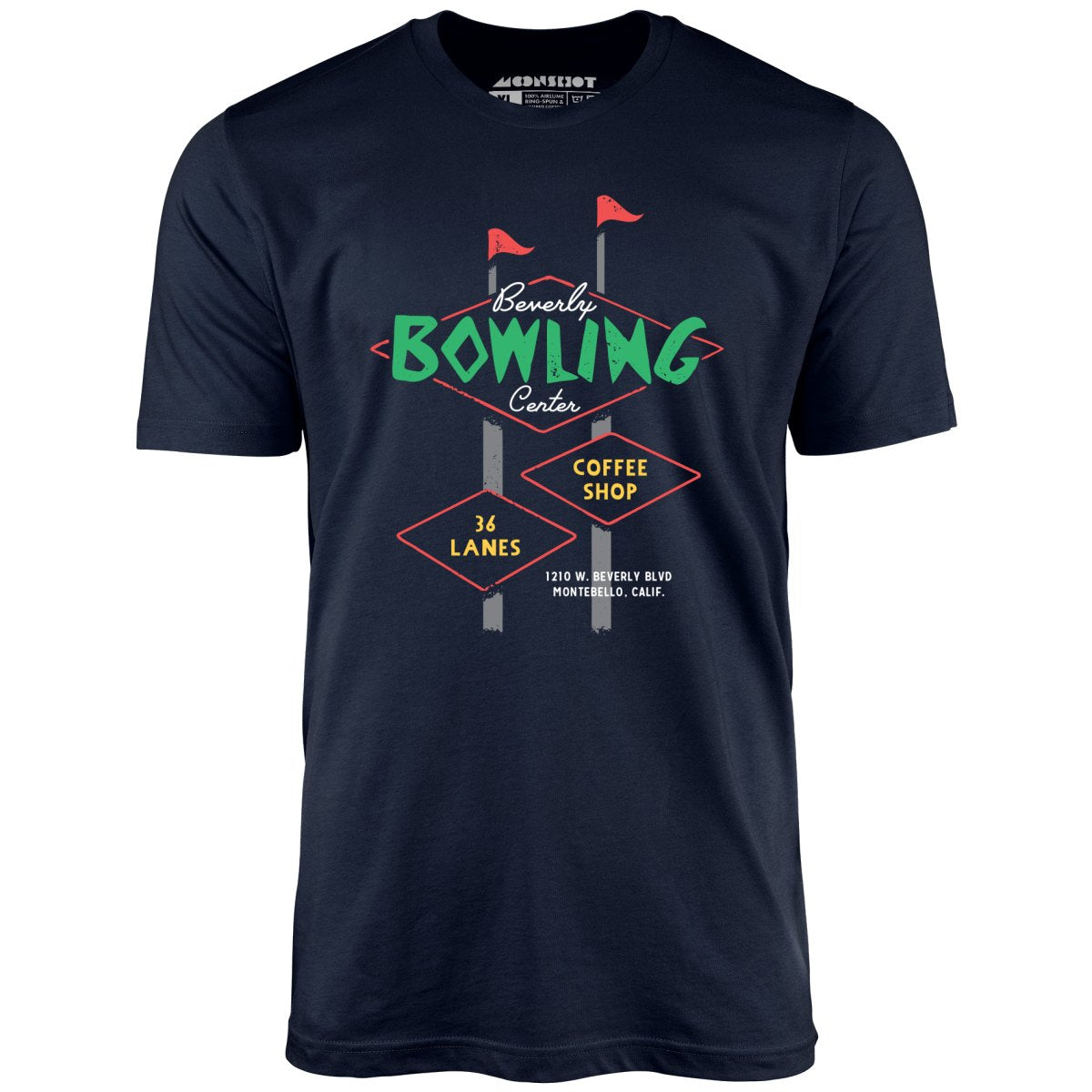 Beverly Bowl - Montebello, CA - Vintage Bowling Alley - Unisex T-Shirt