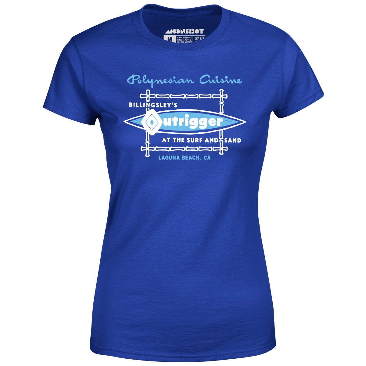 Billingsley's Outrigger - Laguna Beach, CA - Vintage Tiki Bar - Women's T-Shirt