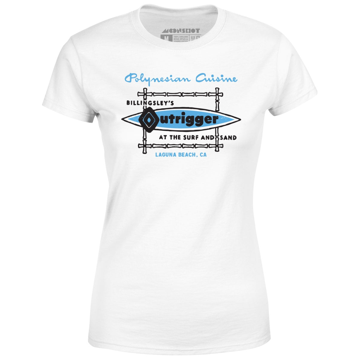 Billingsley's Outrigger - Laguna Beach, CA - Vintage Tiki Bar - Women's T-Shirt