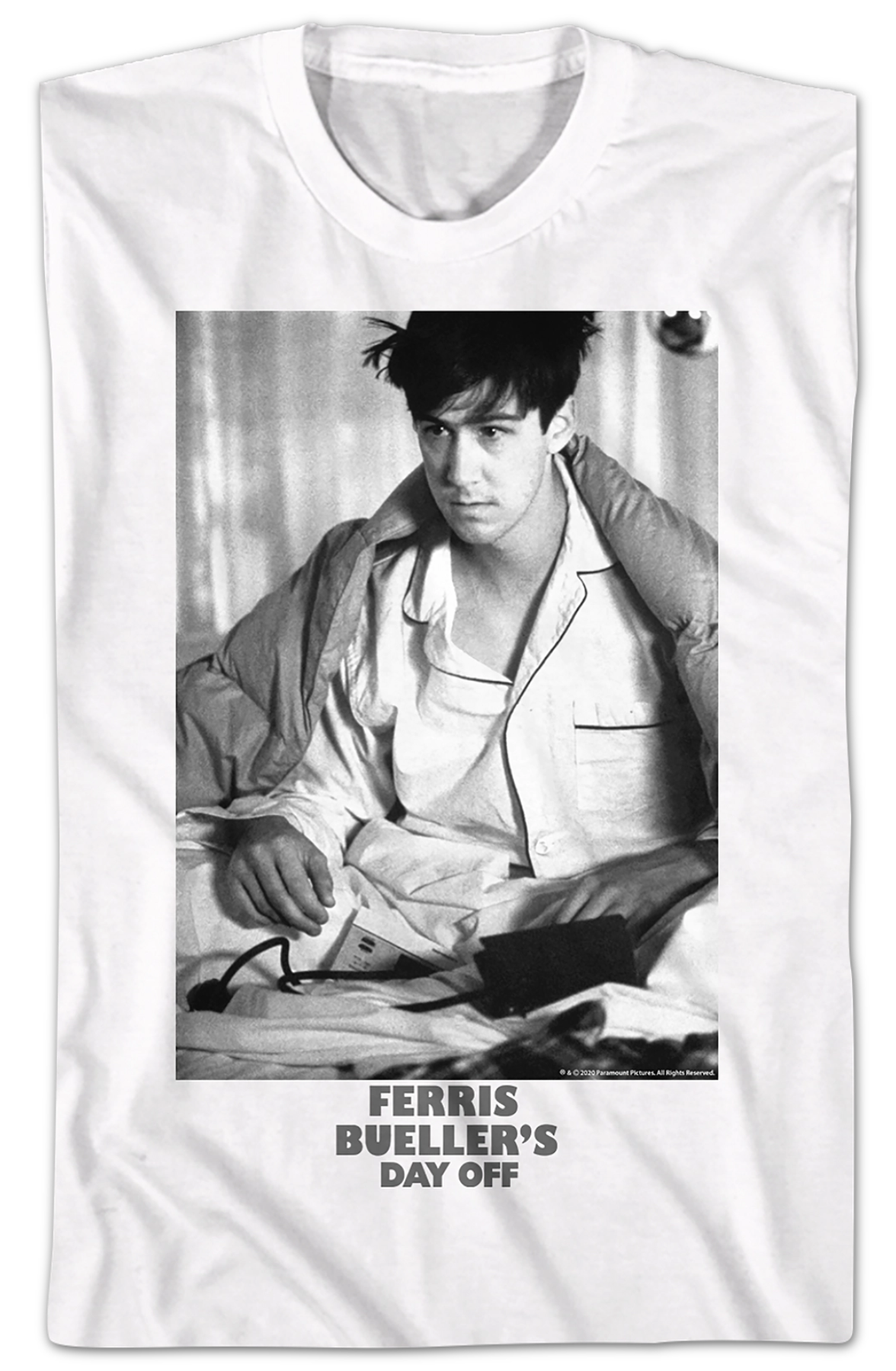 Black and White Cameron Photo Ferris Bueller's Day Off T-Shirt