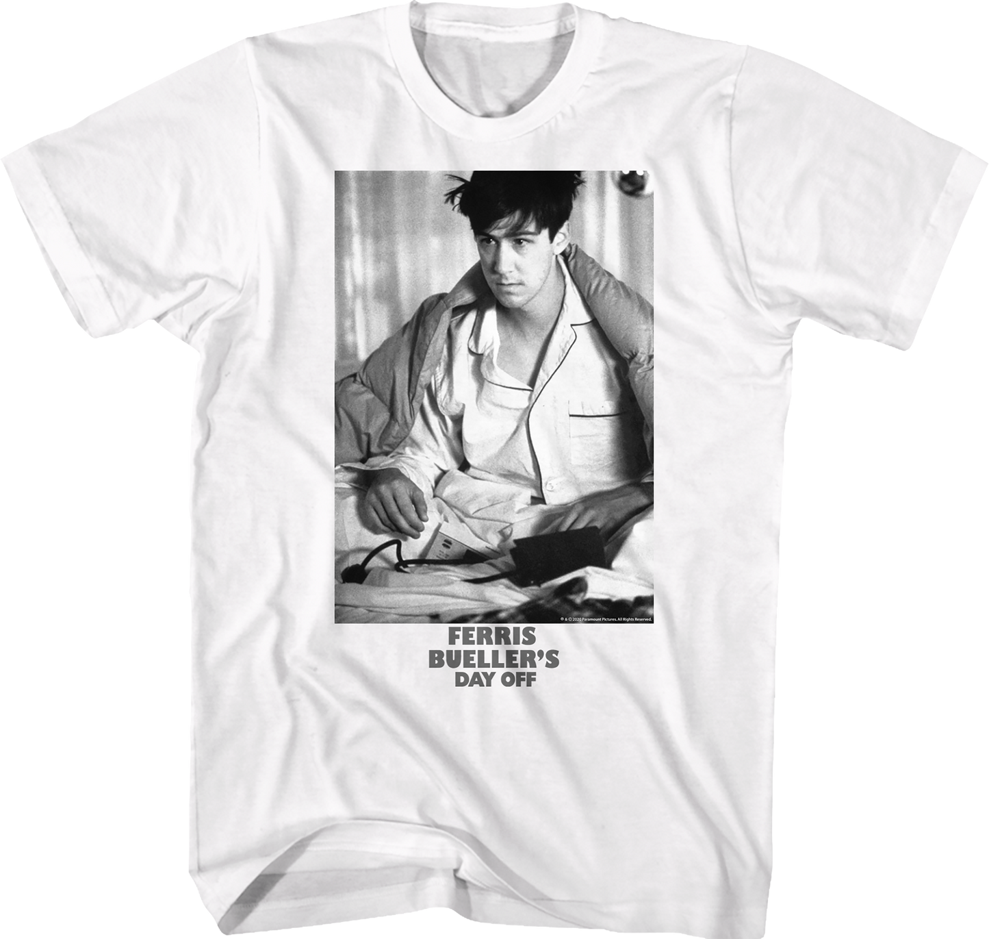 Black and White Cameron Photo Ferris Bueller's Day Off T-Shirt