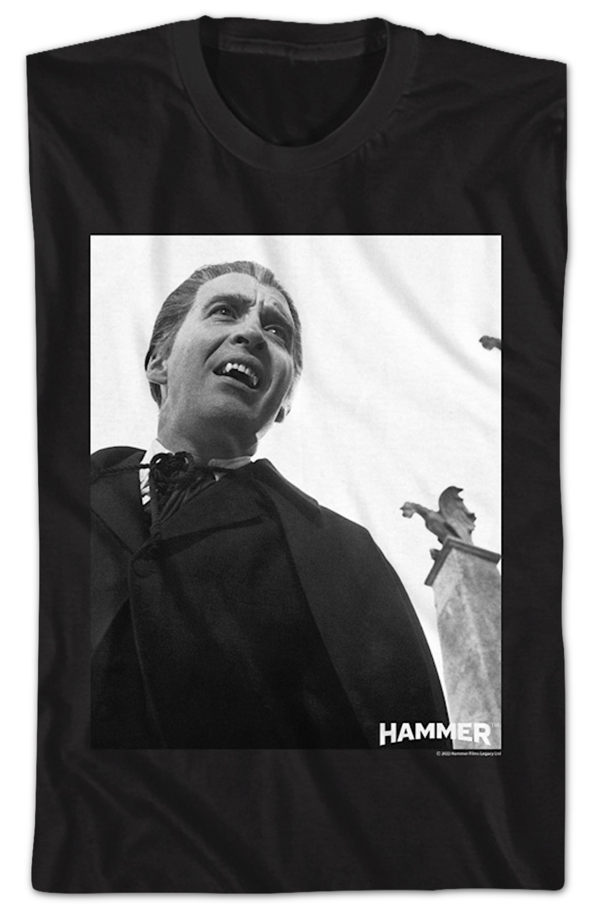 Black And White Dracula Photo Hammer Films T-Shirt