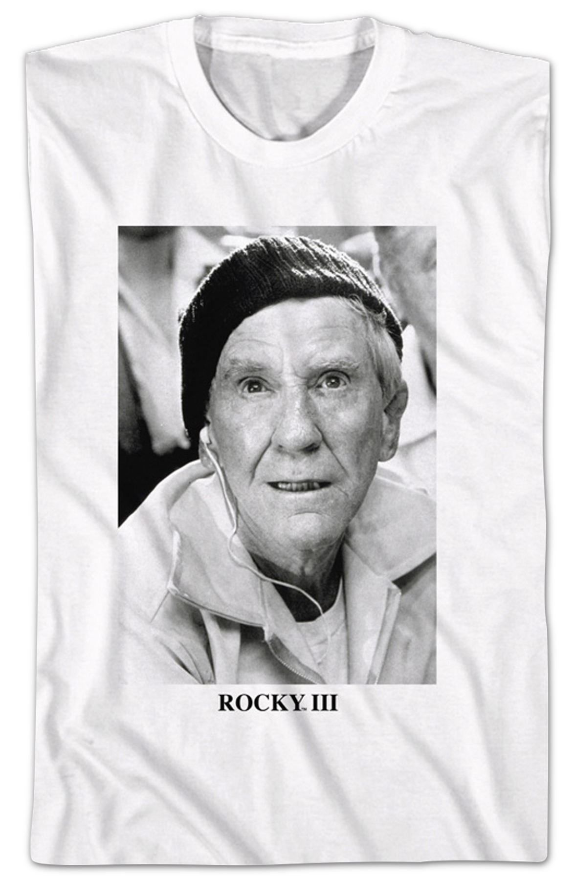 Black And White Mickey Photo Rocky III T-Shirt