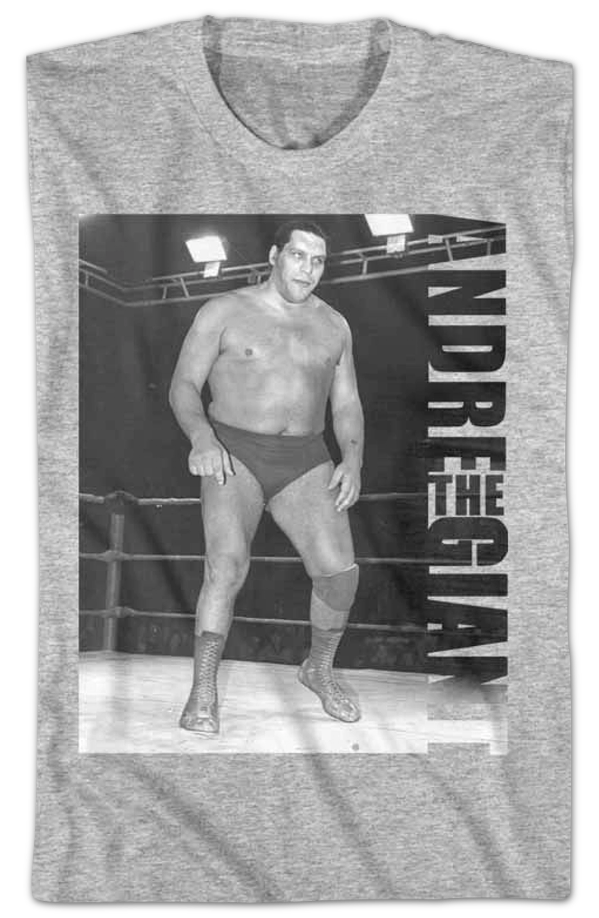 Black And White Photo Andre The Giant T-Shirt
