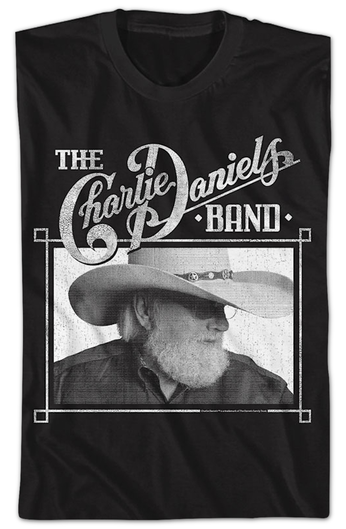 Black And White Photo Charlie Daniels Band T-Shirt
