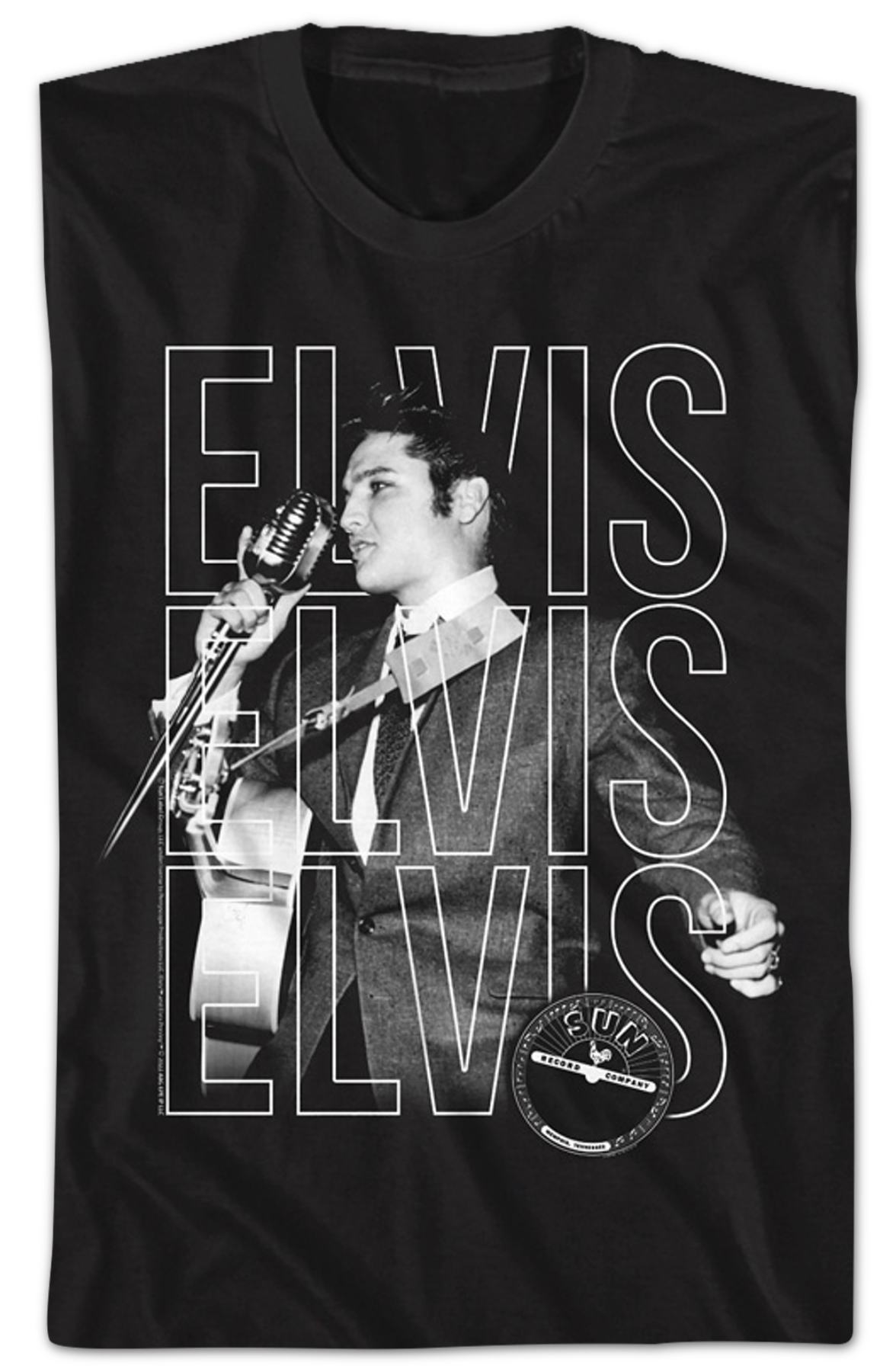 Black And White Photo Elvis Presley T-Shirt