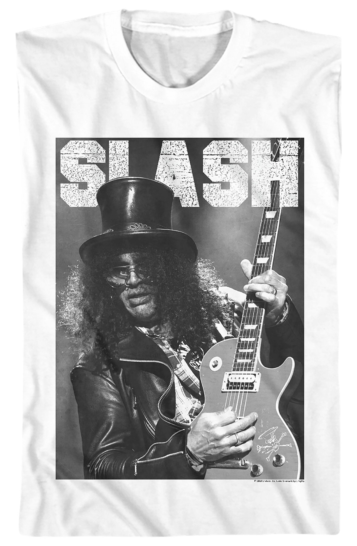 Black And White Photo Slash T-Shirt