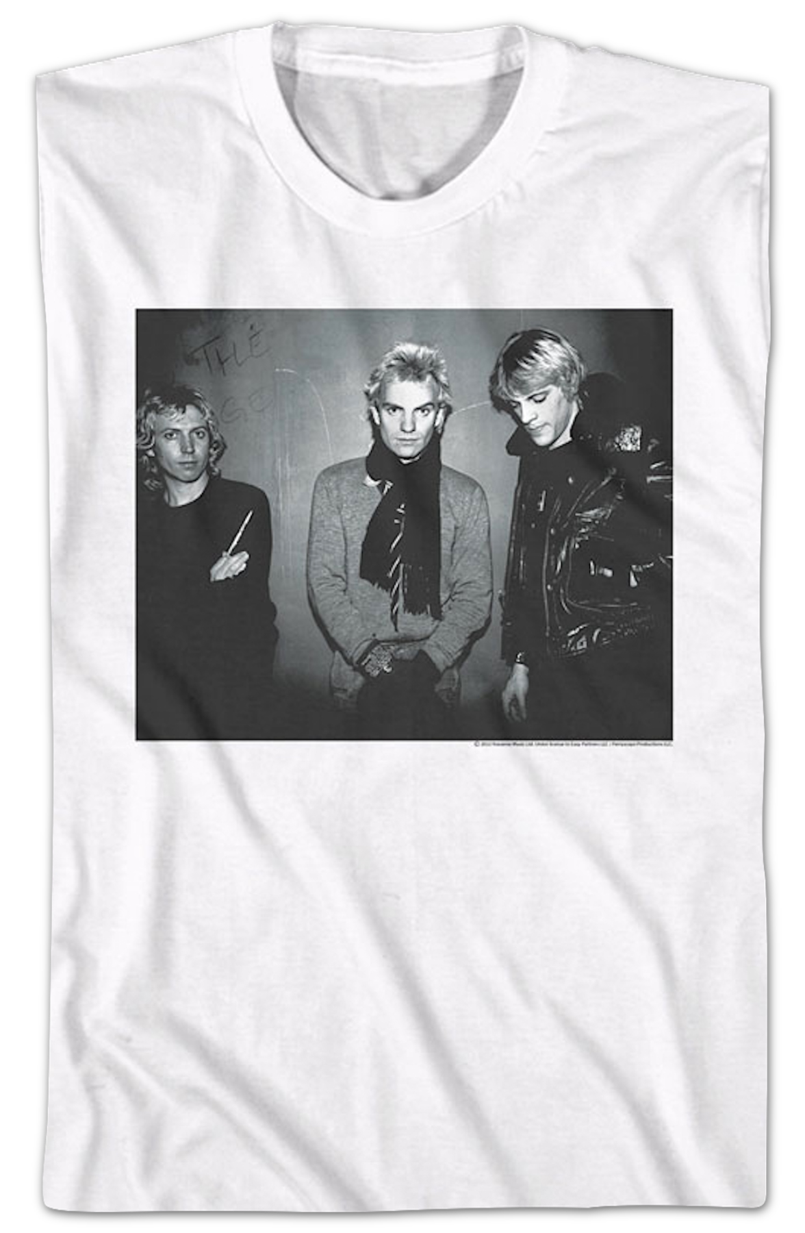 Black And White Photo The Police T-Shirt