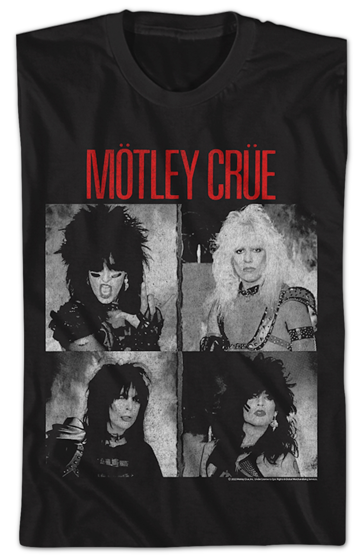 Black And White Photos Motley Crue T-Shirt