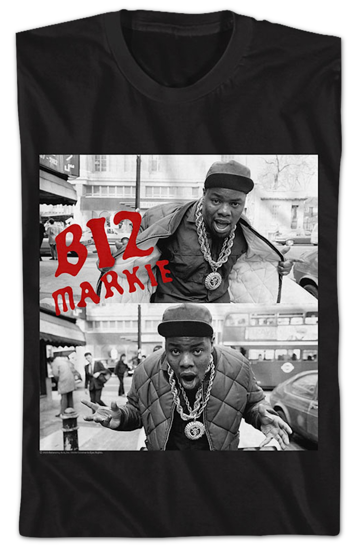 Black And White Street Photos Biz Markie T-Shirt