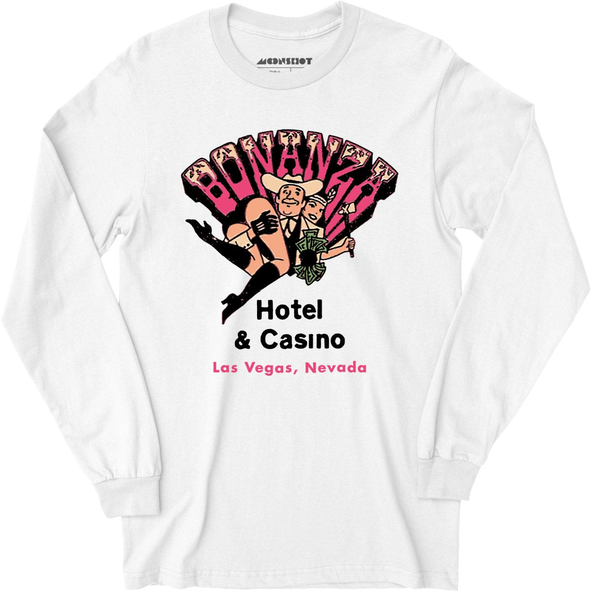 Bonanza Hotel & Casino - Vintage Las Vegas - Long Sleeve T-Shirt