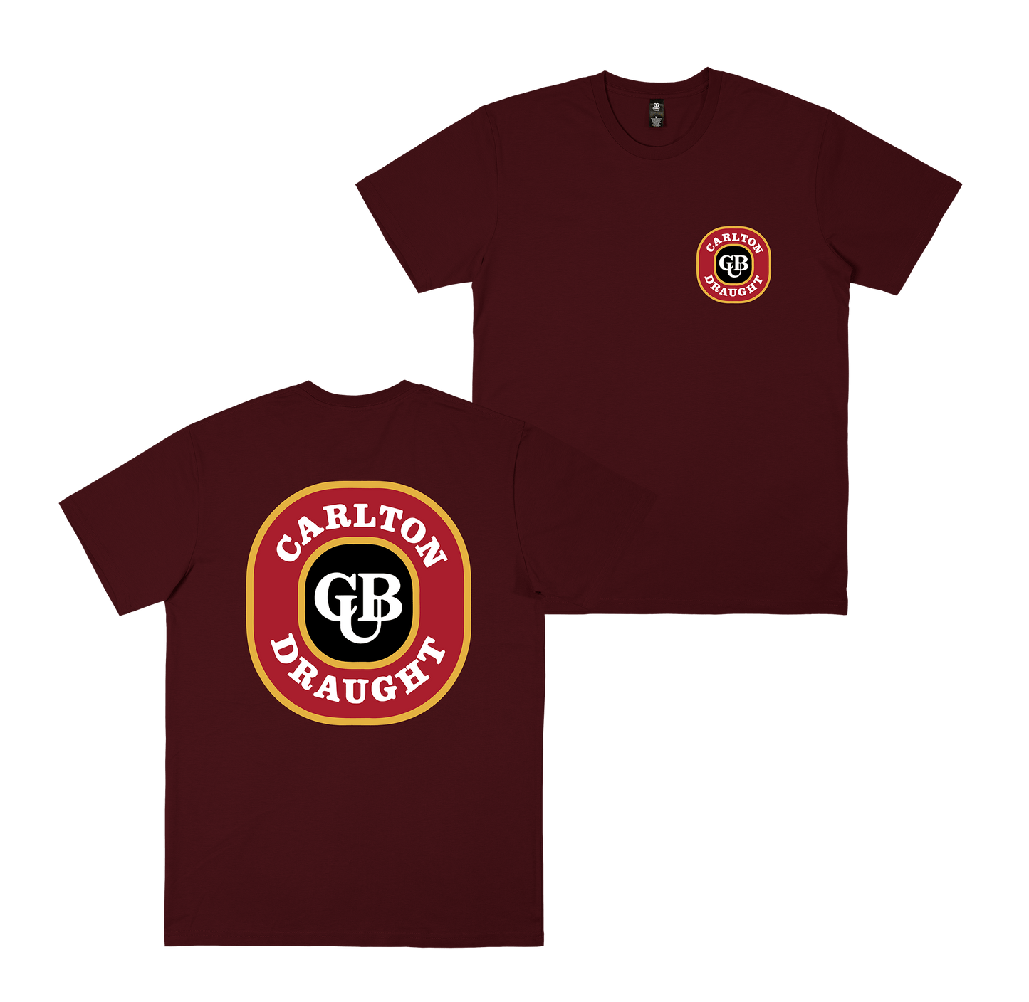 Carlton Draught Vintage Tee Burgundy