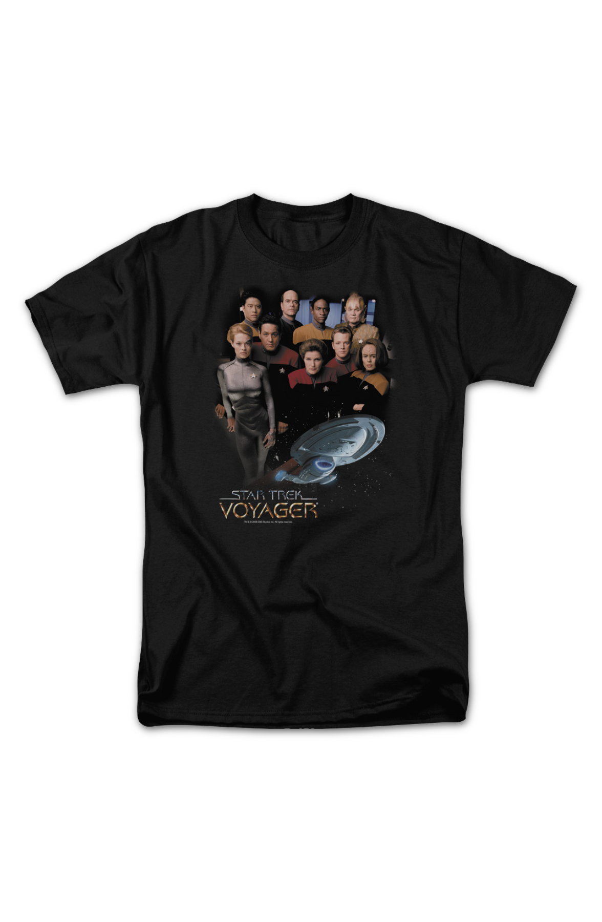 Cast Photo Star Trek Voyager T-Shirt
