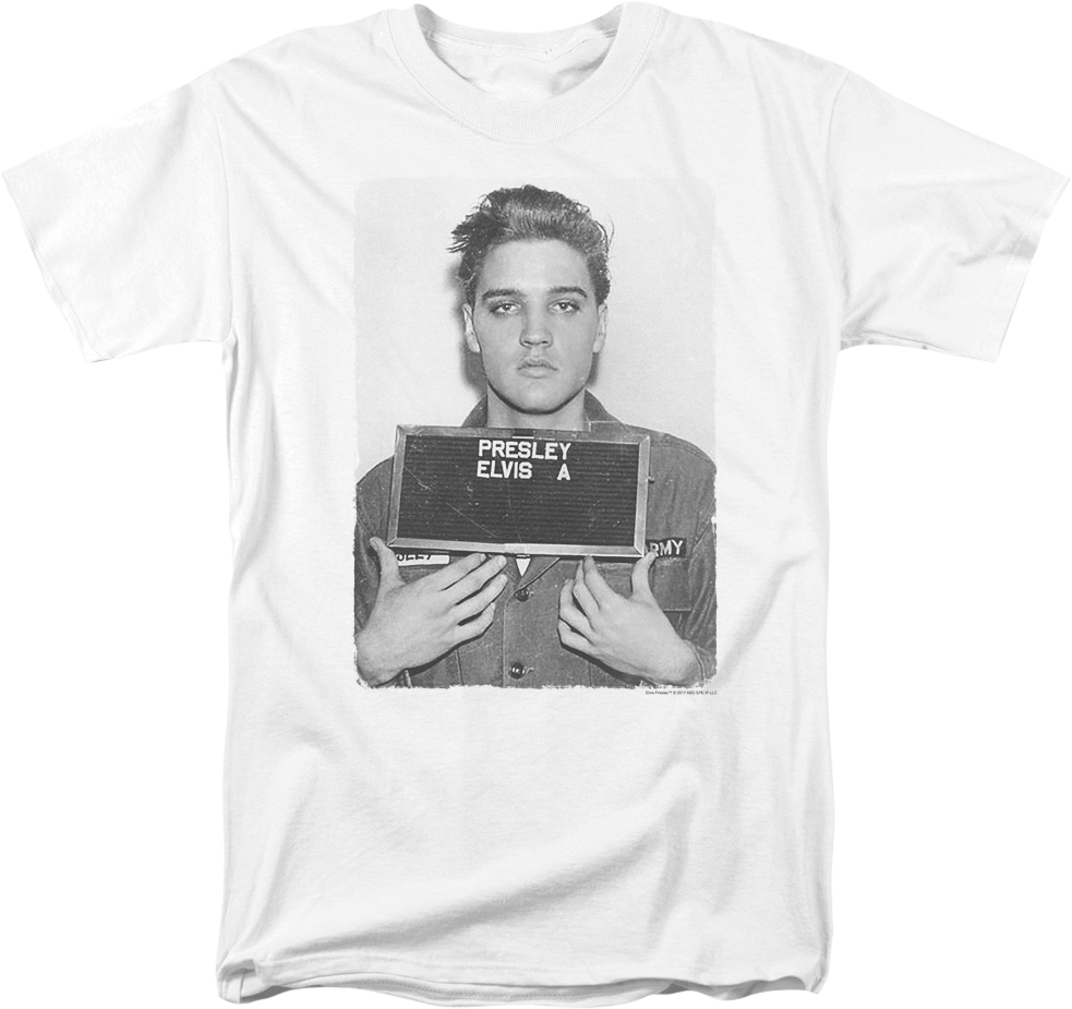 Discharge Photo Elvis Presley T-Shirt